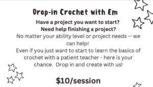 Drop-in Crochet with Em